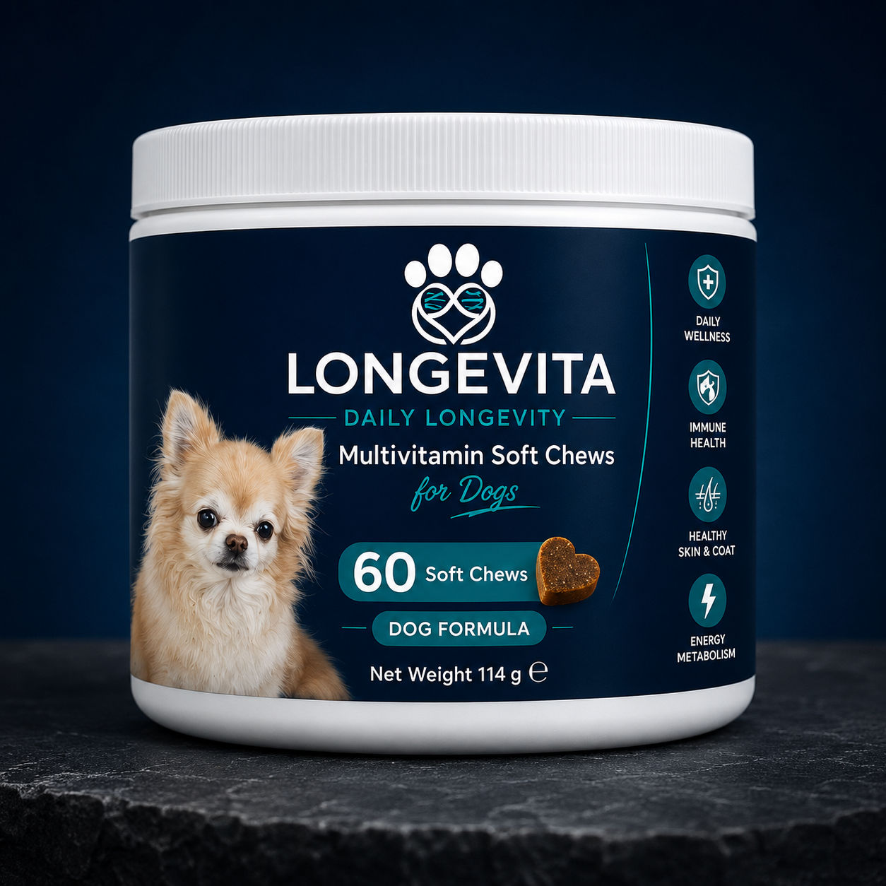 LONGEVITA PET MULTIVITAMIN DOG CHEWS