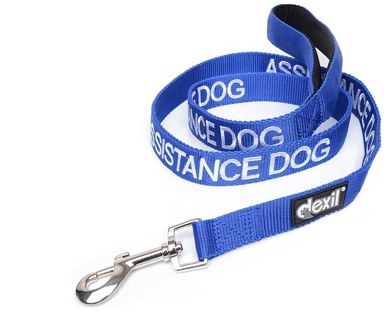 BLUE ASSISTANCE DOG LEAD